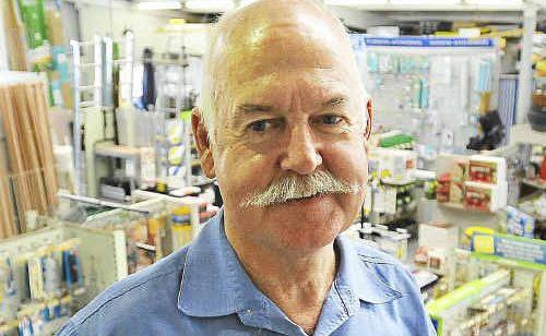 Ted Bailey at Toormina’s Mitre 10. Ted Bailey at Toormina’s Mitre 10.